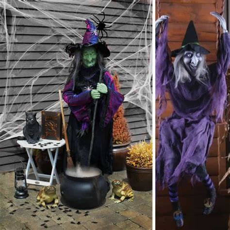 Create a Magical Halloween Scene with Wicked Witch Decorations
